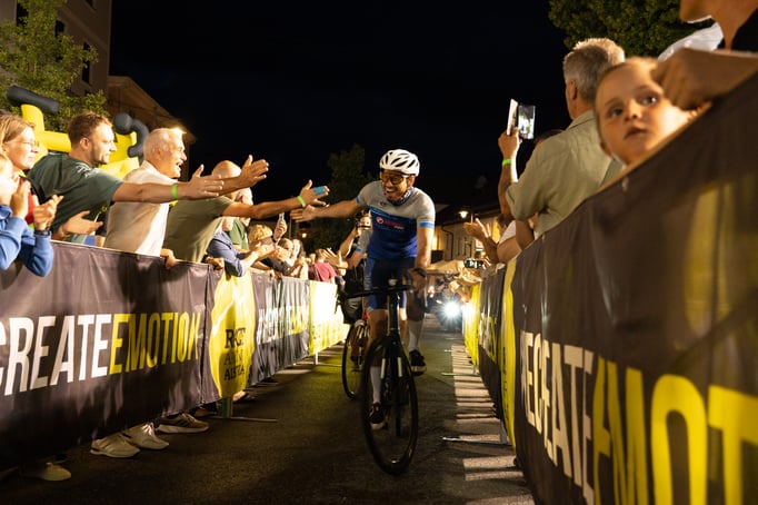 Alle Finisher wurden gebührend empfangen (Copyright: Martin Granadia)