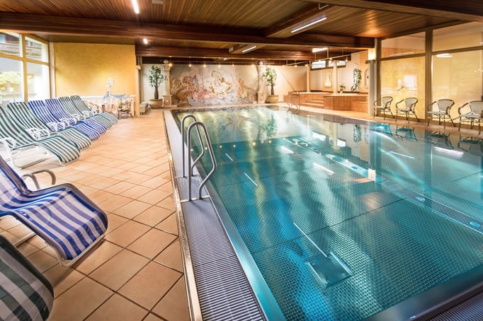 Schwimmbecken im Hotel Hanneshof in Filzmoos ©Hotel Hanneshof