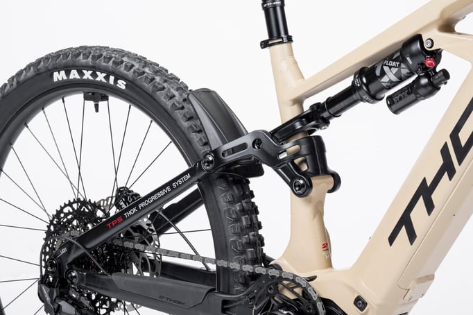 THOK E-Bikes TK02 S: Hinterbau und Federung