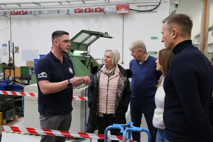 Am Vormittag konnten alle interessierten Gäste einen Blick in die topmodernen Produktionsstätten der Büchel-Unternehmen in Barchfeld werfen.