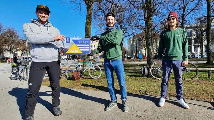 Radlabor Spendenübergabe - Socialride München
