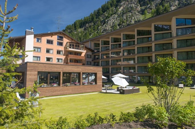 Im neu renovierten Bike-Hotel Palü in Pontresina fühlen sich nicht nur Bikerinnen rundherum wohl