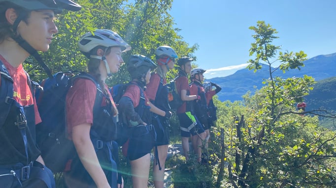 Impressionen Alpencross Gabrieli Gymnasium ©