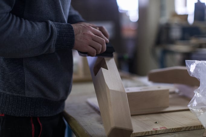 Decathlon Heimtrainer Woodbike Produktion