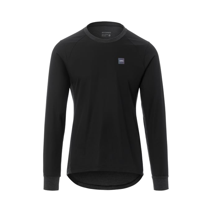 Giro-roust-ls-wind-jersey-mens-dirt-apparel-black-black-heather-ghosted-front