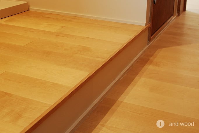 バーチ 単板貼 オイル塗装 アンドウッド andwood 施工例