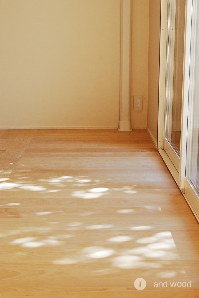 バーチ 単板貼 オイル塗装 アンドウッド andwood 施工例