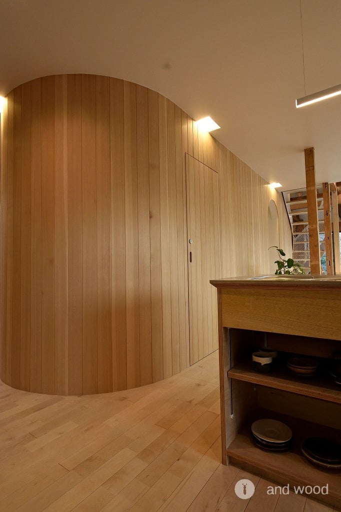 アガチス 羽目板 アンドウッド andwood 施工例