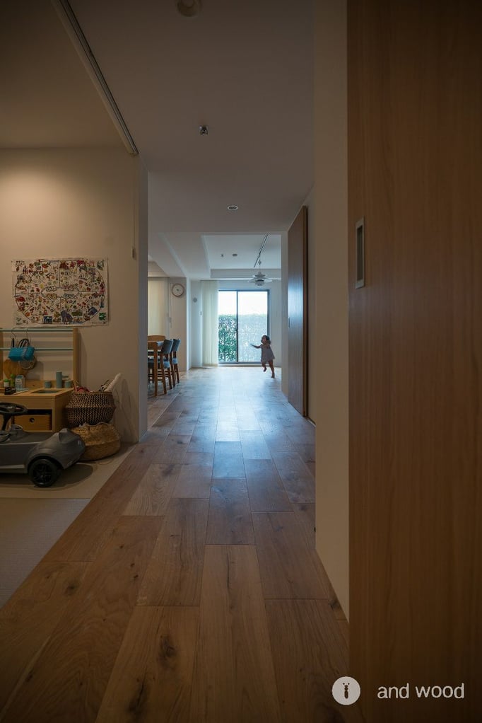 ヨーロピアン オーク フローリング アンドウッド andwood 施工例 東京都 世田谷区 6