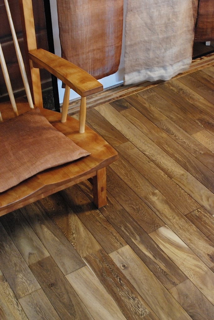 タガヤサン 鉄刀木 ユニ フローリング 無垢 andwood アンドウッド 施工例