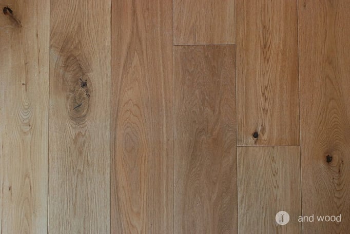 オーク 単板貼 キャラクター オイル塗装 フローリング 施工例 アンドウッド andwood