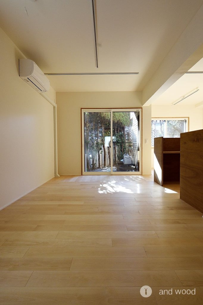 バーチ 単板貼 オイル塗装 アンドウッド andwood 施工例