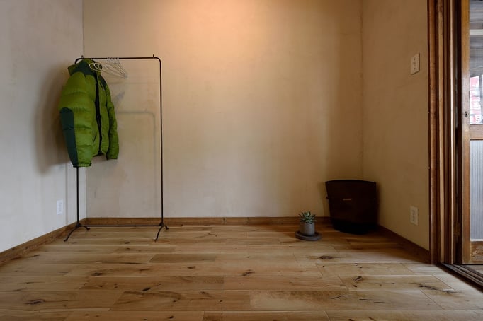 オーク 幅広 乱尺 キャラクター 無垢フローリング andwood アンドウッド 新潟 施工例 KADO 