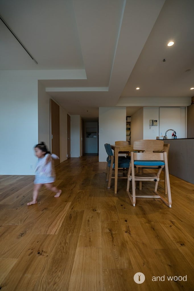 ヨーロピアン オーク フローリング アンドウッド andwood 施工例 東京都 世田谷区 2