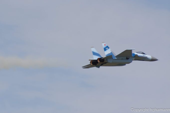 Beeindruckende Geschwindigkeit im Vorbeiflug