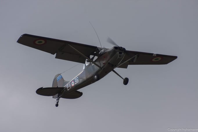 Die Bird Dog demonstriert ihre hervorragenden Langsamflugeigenschaften