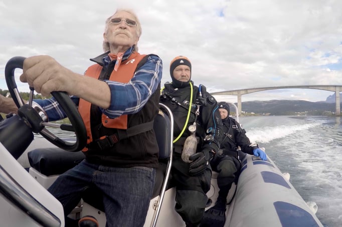  Bootstauchgang: Fredric kennt den Saltstraumen © Robert Hansen