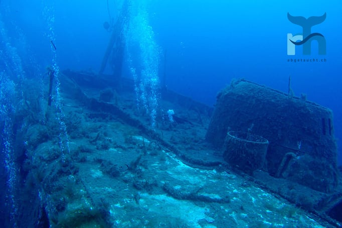  Das Wrack der MS Karwela. Die Fähre wurde zum Schutz des Riffes 2006 absichtlich versenkt © Robert Hansen, Gozo Oktober 2015