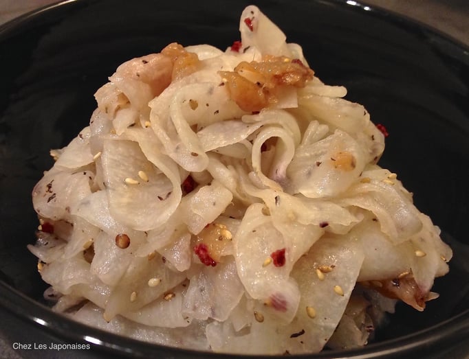 蕪の梅添え Navet aux prunes salées