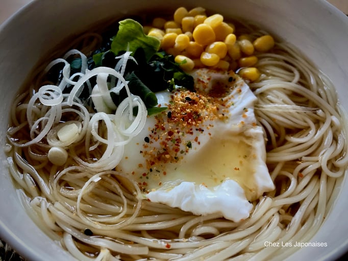 そうめん Sōmen (Nouilles japonaises très fines)