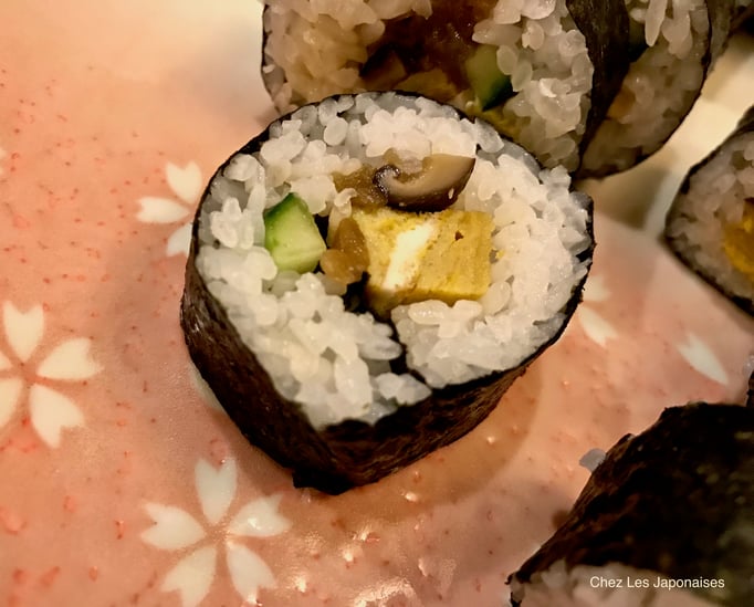 干瓢太巻き Kanpyō gros Maki 