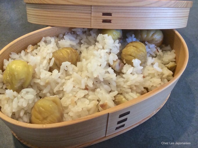 栗ご飯 Riz aux châtaignes