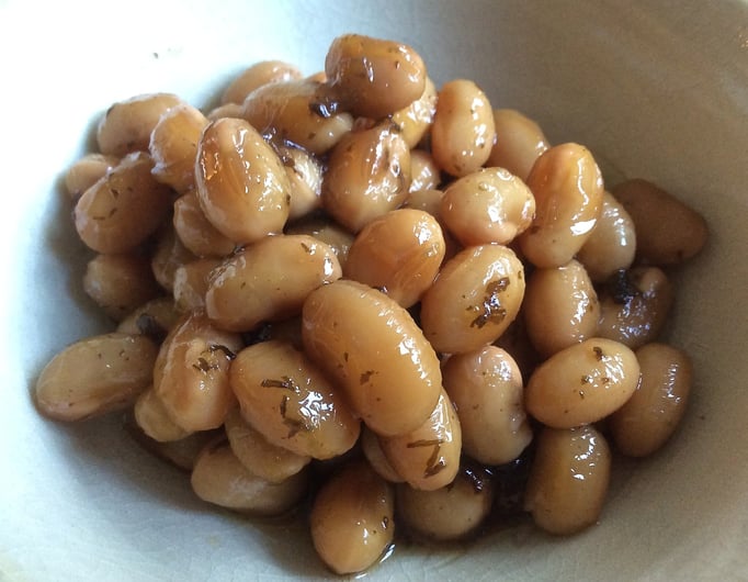 煮豆 Soja mijoté sucré salé