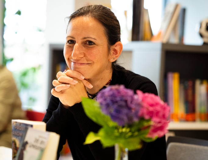 Judith Hages Buchlesung in Düren mit ihren neusten Roman "Zeit des Gewissens"