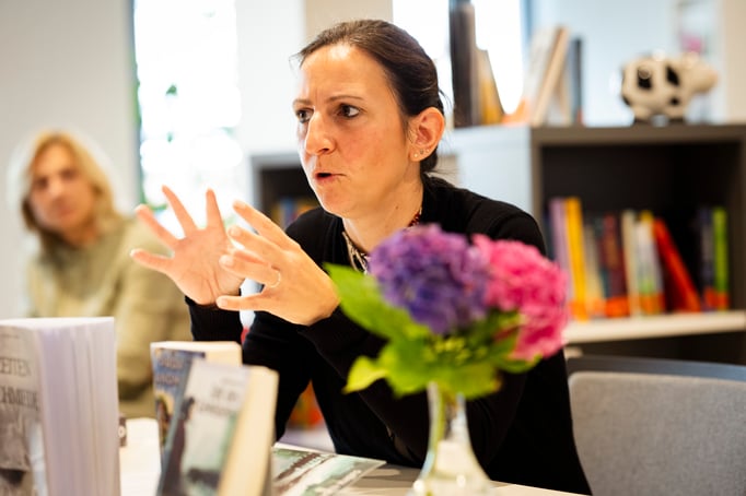 Judith Hages Buchlesung in Düren mit ihren neusten Roman "Zeit des Gewissens"