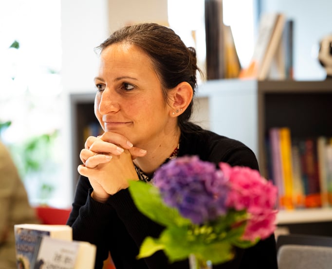 Judith Hages Buchlesung in Düren mit ihren neusten Roman "Zeit des Gewissens"