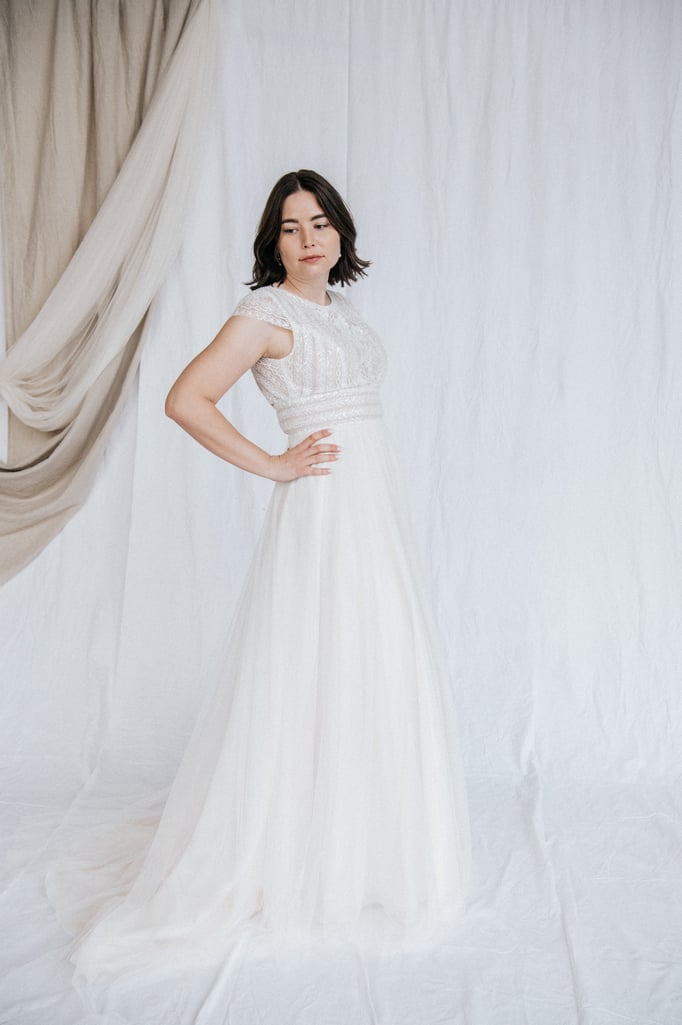 Hochzeitskleid und Brautmode vonmirzudir Ostschweiz Schneider Haute couture von mir zu dir