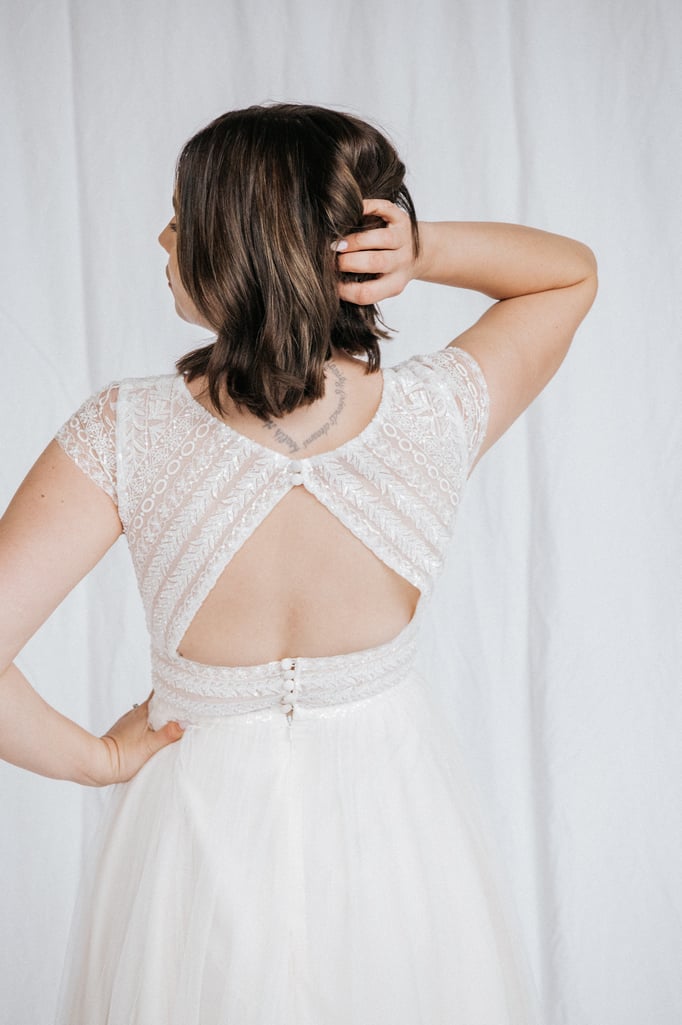 Hochzeitskleid und Brautmode vonmirzudir Ostschweiz Schneider Haute couture von mir zu dir