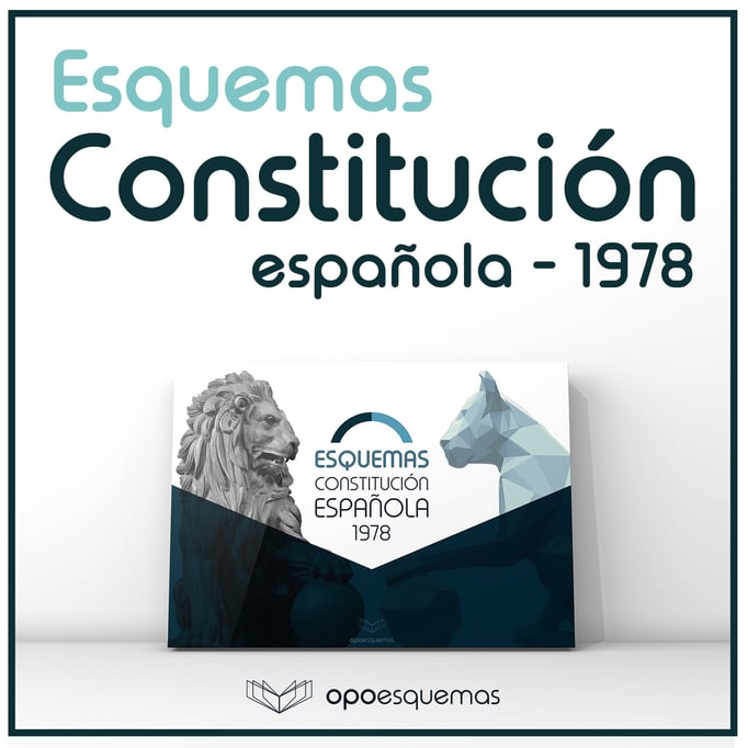Esquemas Constitución espalola 1978. OpoEsquemas.