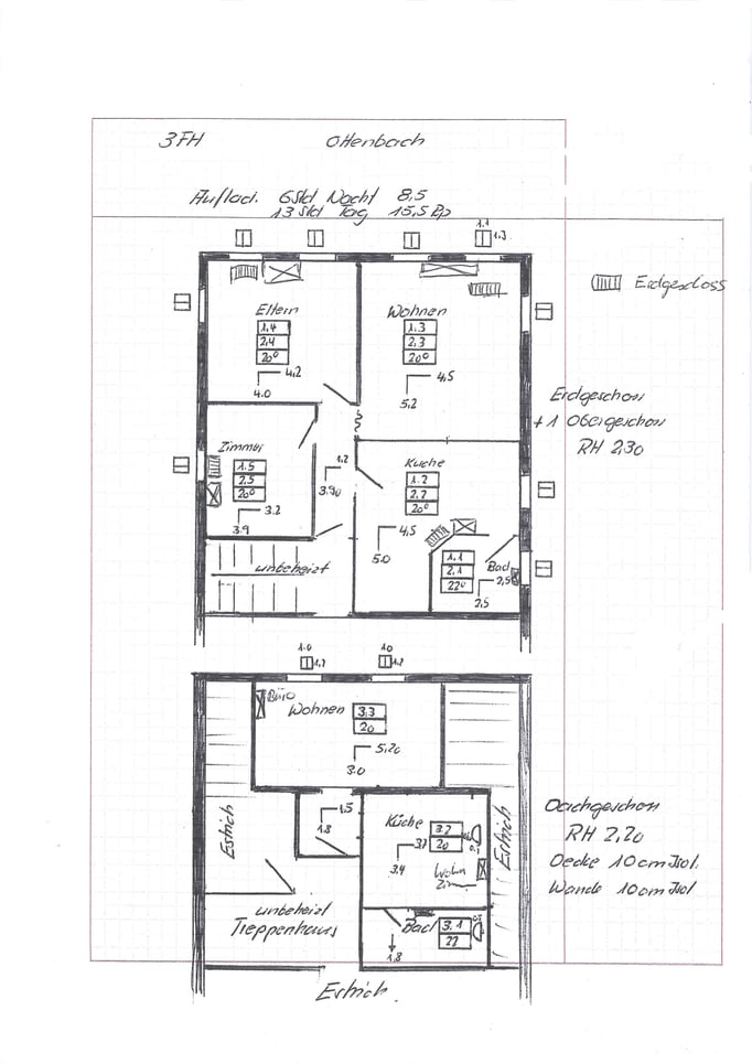 Grundrisse der Wohnungen