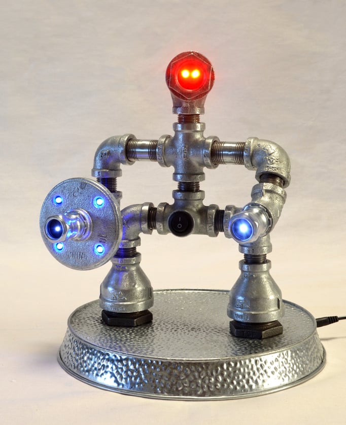 Warrior strikes a pose looking for bad guys!