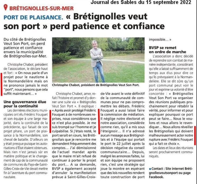 Journal des Sables 15 Septembre 2022