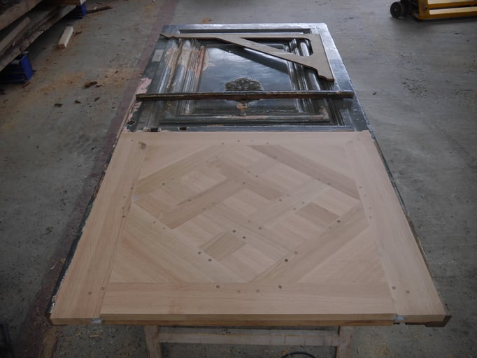 Mise en place d'un panneau d'allège