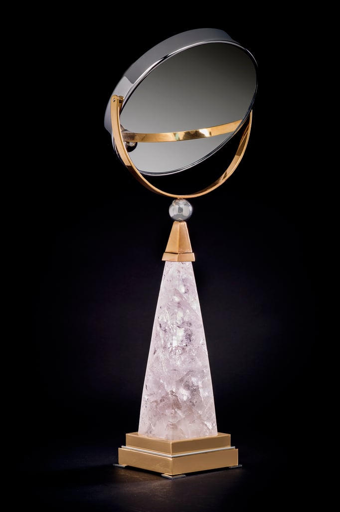 ROCK CRYSTAL MIRROR