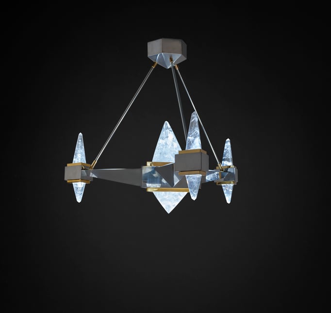 ROCK CRYSTAL CHANDELIER