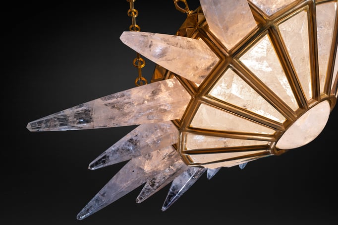 ROCK CRYSTAL LIGHTING BY ALEXANDRE VOSSION