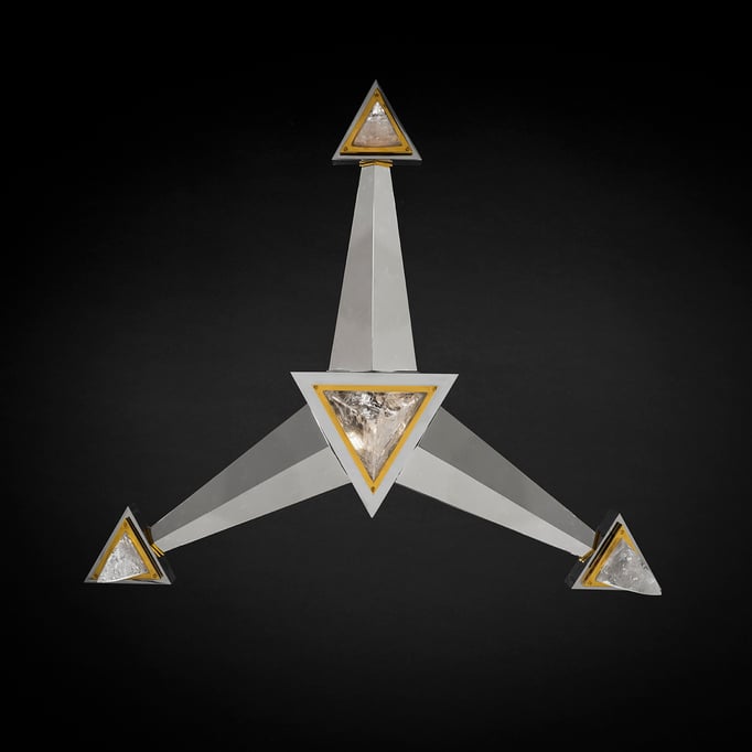 ROCK CRYSTAL FUJI LIGHTING BY ALEXANDRE VOSSION