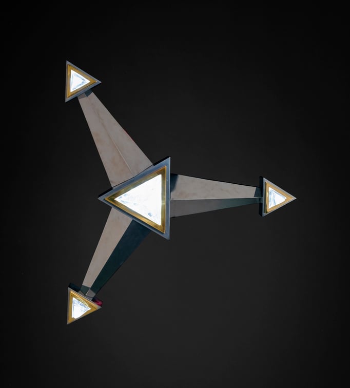 ROCK CRYSTAL CHANDELIER