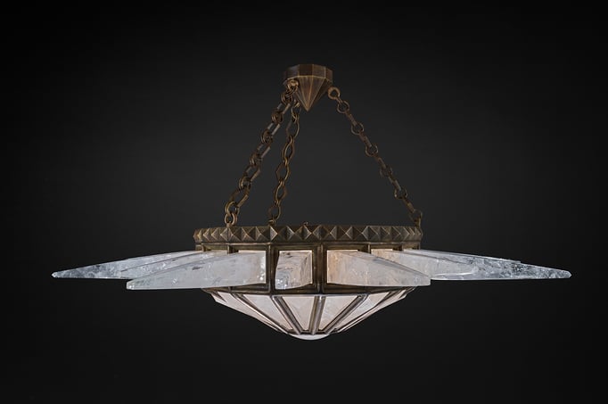 ROCK CRYSTAL LIGHTING BY ALEXANDRE VOSSION