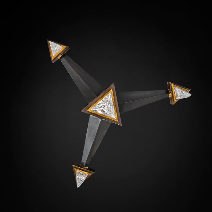 ROCK CRYSTAL FUJI LIGHTING BY ALEXANDRE VOSSION