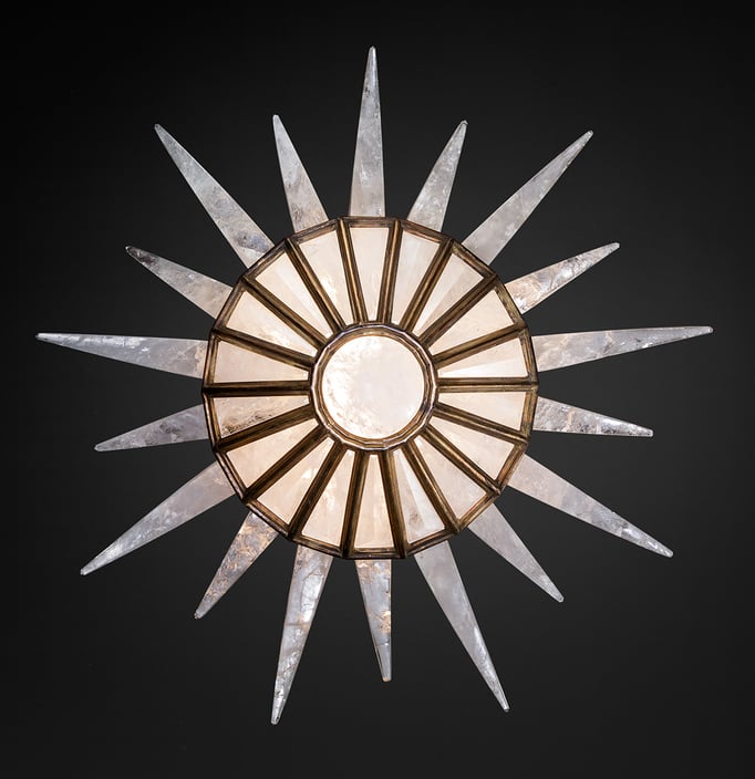 ROCK CRYSTAL LIGHTING BY ALEXANDRE VOSSION