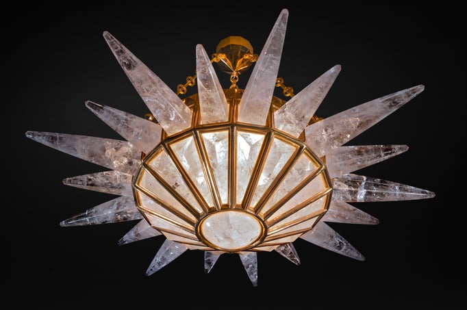 ROCK CRYSTAL LIGHTING BY ALEXANDRE VOSSION
