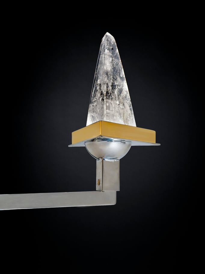 rock crystal lighting by Alexandre VOSSION