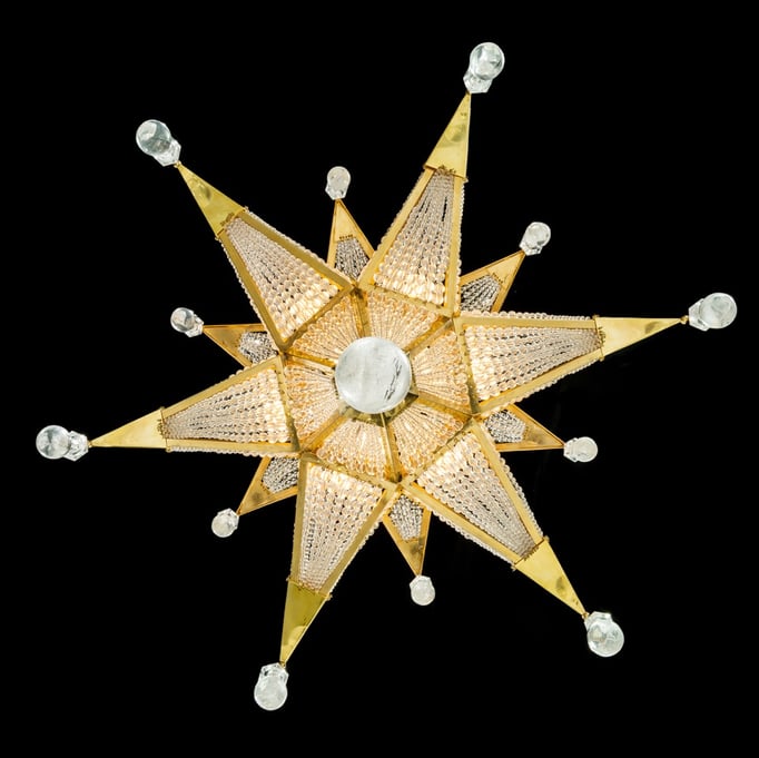 rock Crystal chandelier.Alexandre VOSSION DESIGN