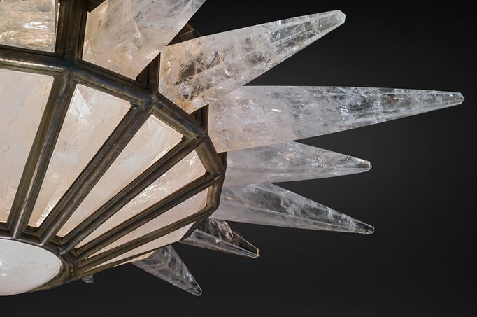 ROCK CRYSTAL LIGHTING BY ALEXANDRE VOSSION
