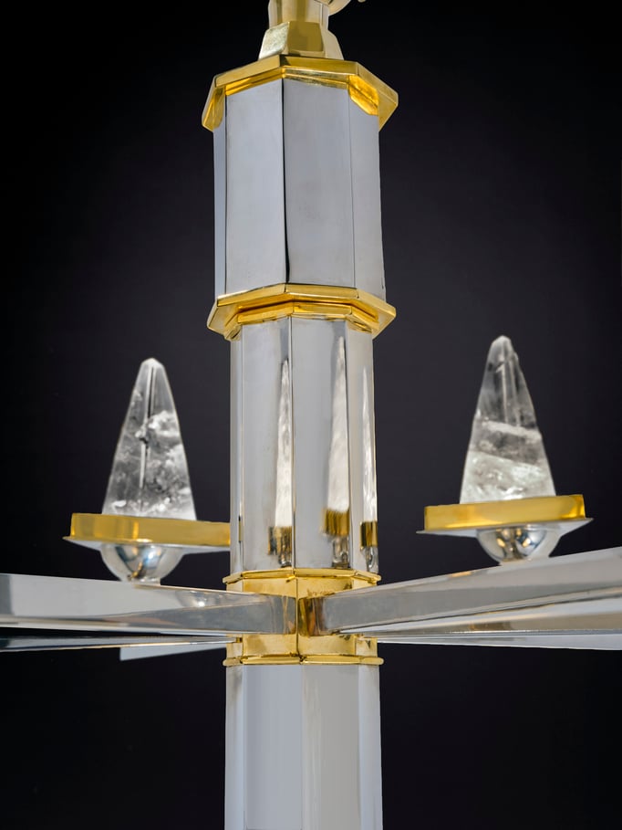 rock crystal lighting by Alexandre VOSSION